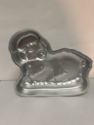 Vintage Wilton Lamb Cake Pan 1981 Easter Aluminum Mold #502-3444