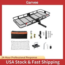 Carbon Steel Rear Hitch Mount Rack 70 X 30 Hitch Cargo Carrier 500 Lbs Cargo