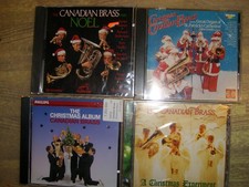#4# Job lot  ++   4 Canadian Brass cds for Christmas  ++ (Brass Band) ++