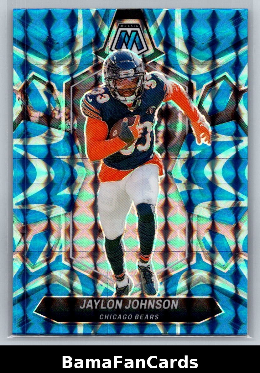 2024 Panini Mosaic JAYLON JOHNSON Reactive Blue Mosaic Prizm #42 NM Bears *1688
