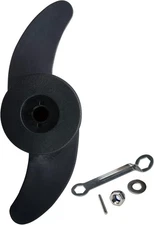 Replacement Trolling Motor Prop ，Trolling Motors Mount Accessories 2, Black 