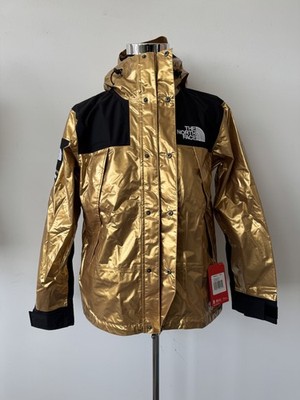 Supreme x The North Face Metallic Mountain Parka Gold S Neu mit Etikett