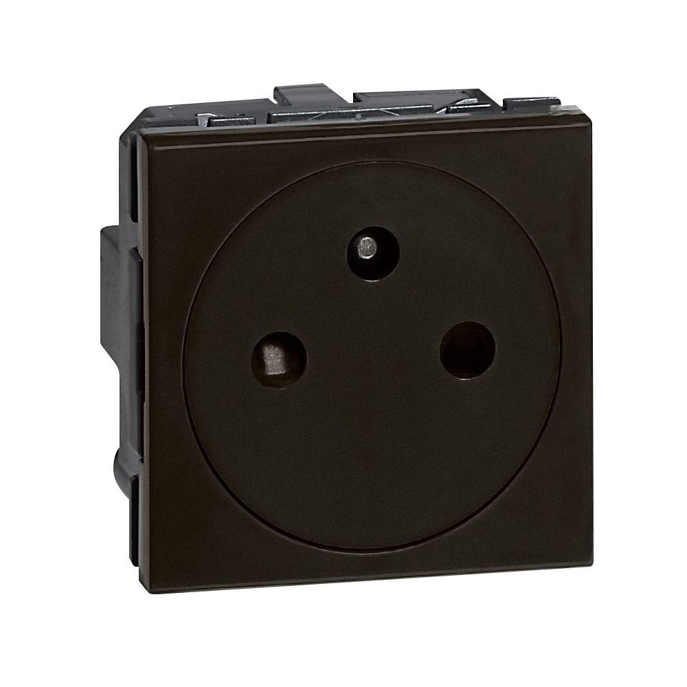 M45 CHARCOAL SOCKET 2M 1X Z/U STRAIGHT SPRING TERMINALS 079121L