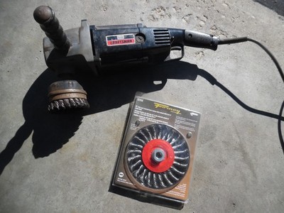C VIDEO 2HP Craftsman Grinder/Sander 315.10580 W/NEW FORNEY 72758 GRINDING WHEEL