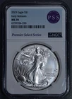 2023 $1 AMERICAN SILVER EAGLE UNC ER PSS Premier Select 1 oz .999 NGC MS70 A6440