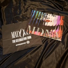 MADONNA Celebration Tour Merchandise bag UK and MDNA Promo bag confessions 2