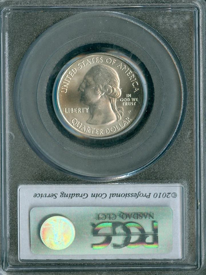 2010 P GRAND CANYON QUARTER PCGS SP68 MAC SPOTLESS . - Image 2 of 2