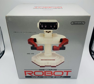 NINTENDO FAMILY COMPUTER ROBOT HVC-012 TESTED JAPAN w/Block