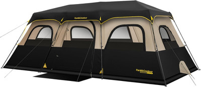 Instant Cabin Tent 6/8/10/12 Person Camping Tent Setup in 60 Seconds with Rainfl