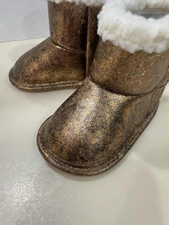 Carter Child of Mine отделка золотой фольгой ручной работы • Boutique baby glam новый с Ярлыками 3–6 М - Изображение 4 из 4