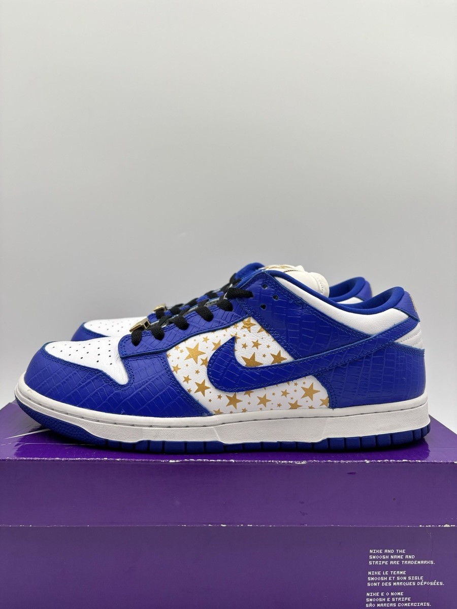 supreme dunk low hyper royal