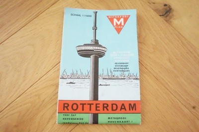 Rotterdam Holland Niederlande Metropool Straßenbahn Bus Eisenbahn Streckenplan