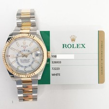 Rolex 326933 Sky-Dweller Steel and Yellow Gold