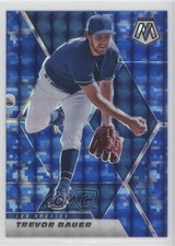 2021 Panini Mosaic Blue Camo Mosaic Prizm Trevor Bauer #70 11ur