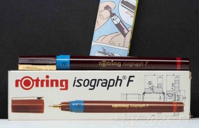 Rotring 158 070 isograph F (Film) 0,70 mm - Tuschefüller / technical pen  - NOS