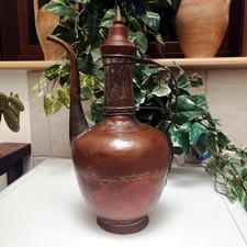 ANTICA TEIERA IN RAME DEI PRIMI DEL 900 H=40 CM BROCCA ANFORA VASO
