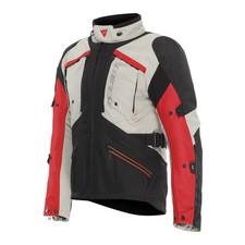 Dainese Gullfoss D-Dry Veste Moto Textile Touring (Noir/Beige/Rouge) Taille: 50