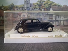 Vintage Solido 1:43 No. 4032 L'Age d'Or Citroen 15CV Black Saloon Car - Boxed