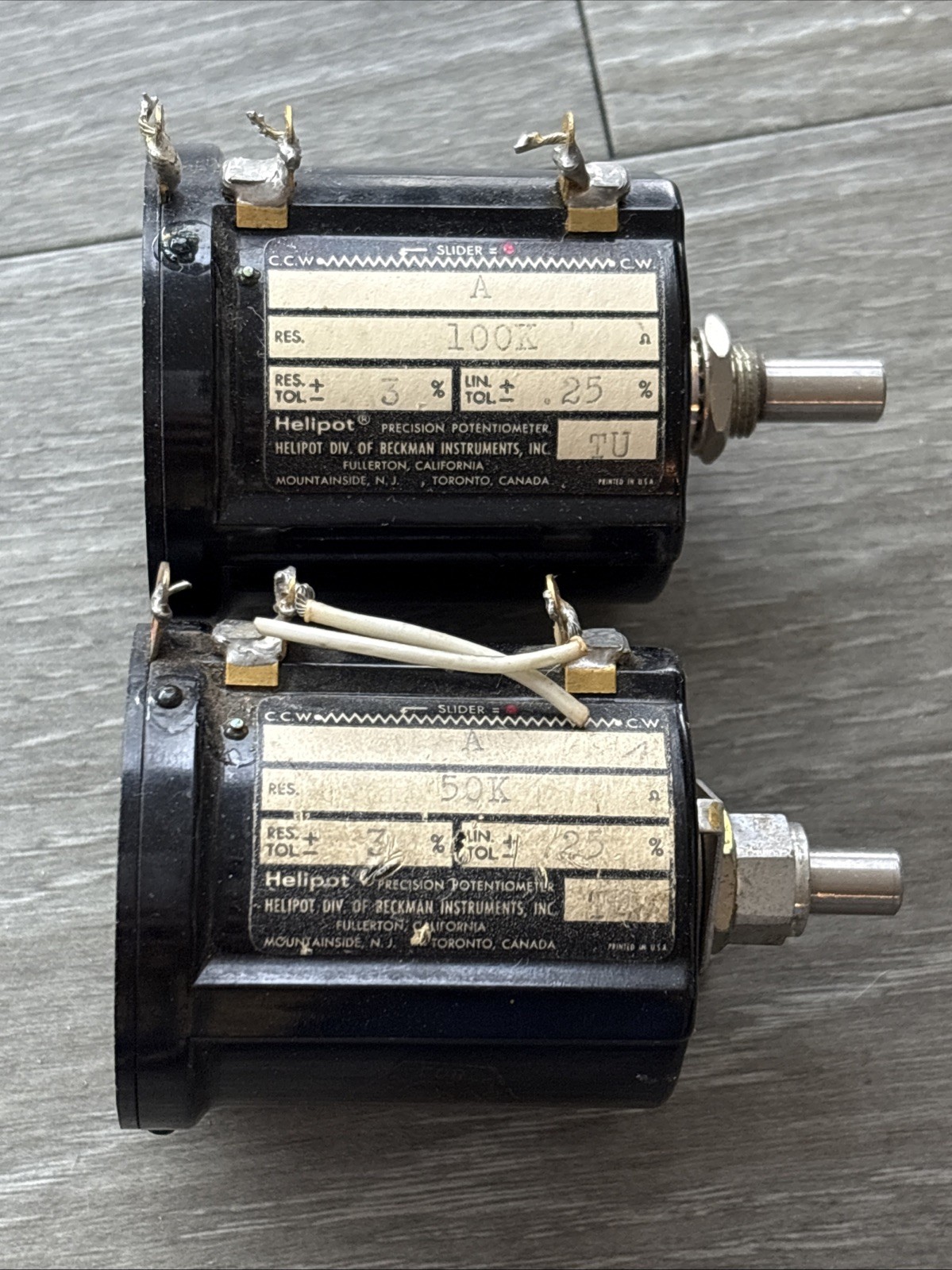 HUGE LOT: 70 Potentiometer, Bournes, Helipot, Centralab, Alpha, Fender, Audio