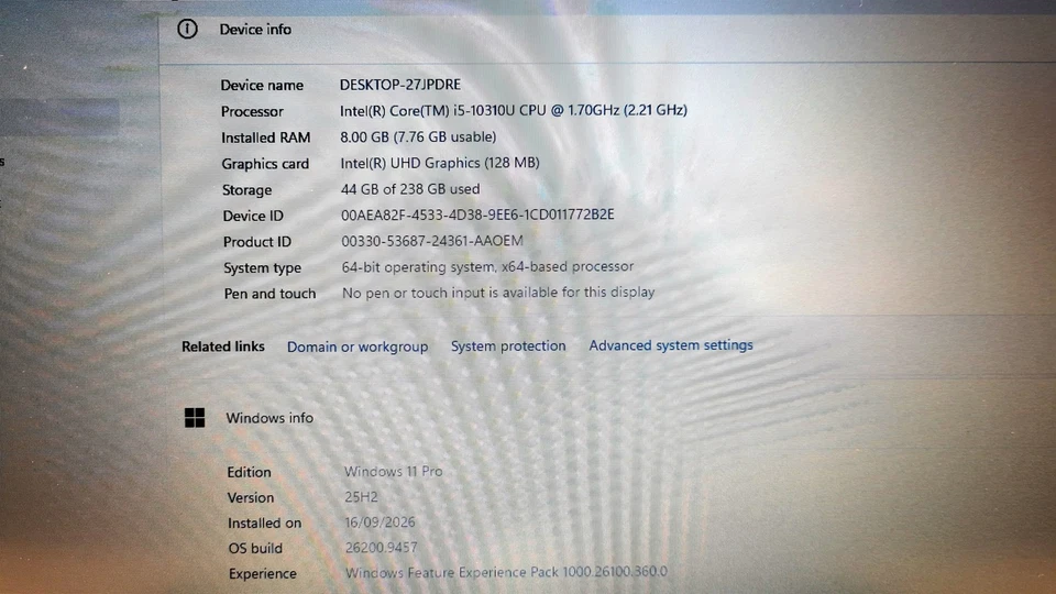 Lenovo ThinkPad X13 G1 · i5-10310U · 8GB · 256GB, photo 2 of 5