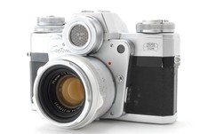 Zeiss Ikon Contarex Bullseye 35mm Film Camera Planar 50mm f/2 Lens