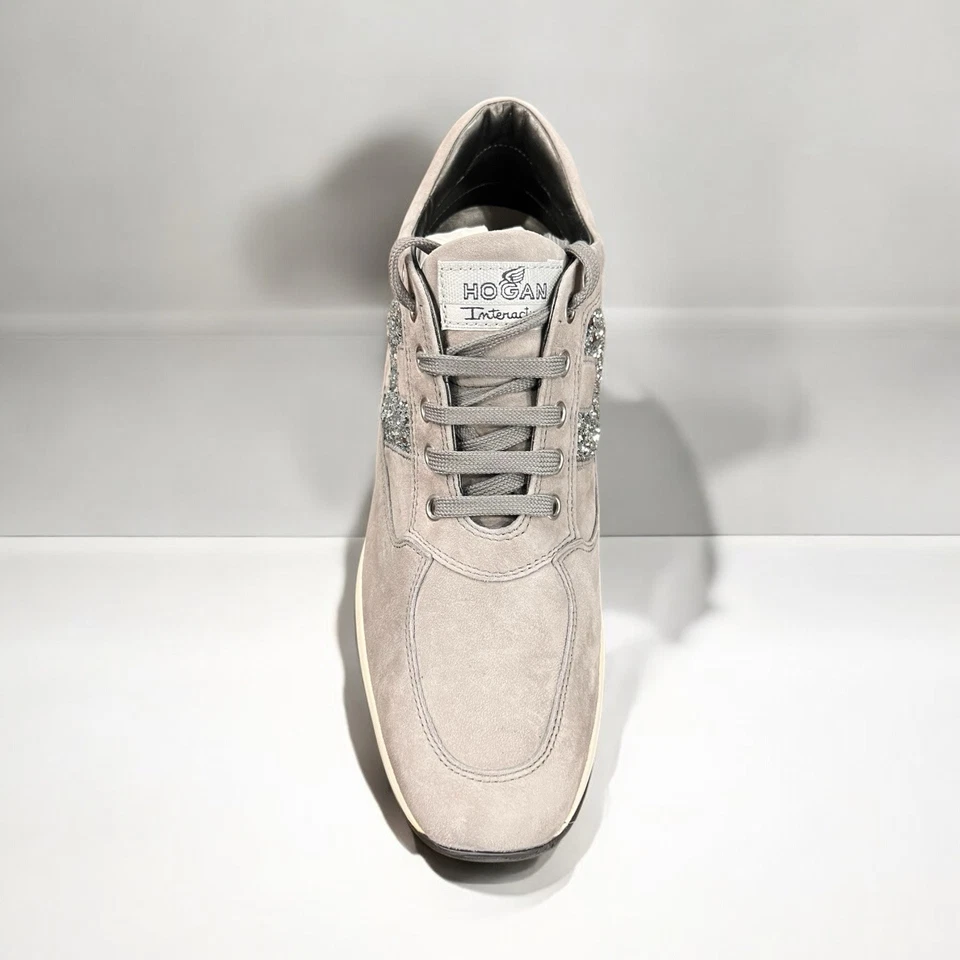 HOGAN donna Interactive camoscio ghiaccio H lurex  arg SCONTO 40% - Immagine 2 di 3