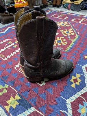 Chippewa Corbel Wellington Bison Leather Boots, 9.5D, Briar Pitstop, Western