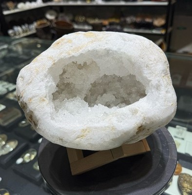 2.2kg AAA Natural White Quartz Druzy Cave Raw Crystal Healing Home Decor