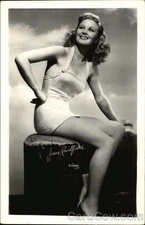 Actress Joan Caulfield Kropp Original Vintage Real Photo Postcard RPPC