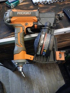 RIDGID 15 Degree 1-3/4 in. Pneumatic Coil Roofing Nailer- R175RNF