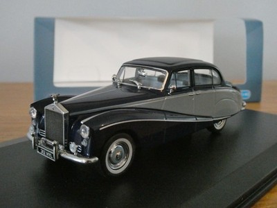OXFORD DIECAST ROLLS ROYCE SILVER CLOUD EMPRESS BLUE CAR MODEL 43EMP002 1:43