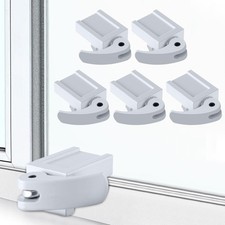 5 Pack Window Locks, Diecast Durable Design, Compatible with Horizontal and V...
