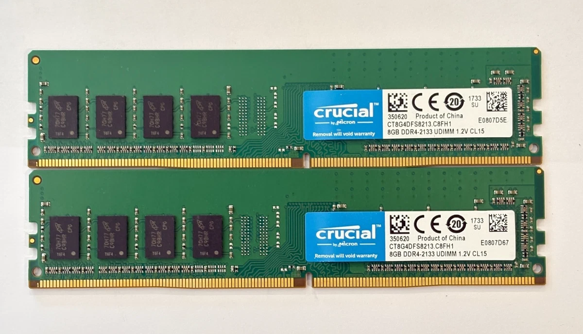 Crucial PC4-17000 (DDR4-2133) Bus Speed Computer RAM 16 GB Total