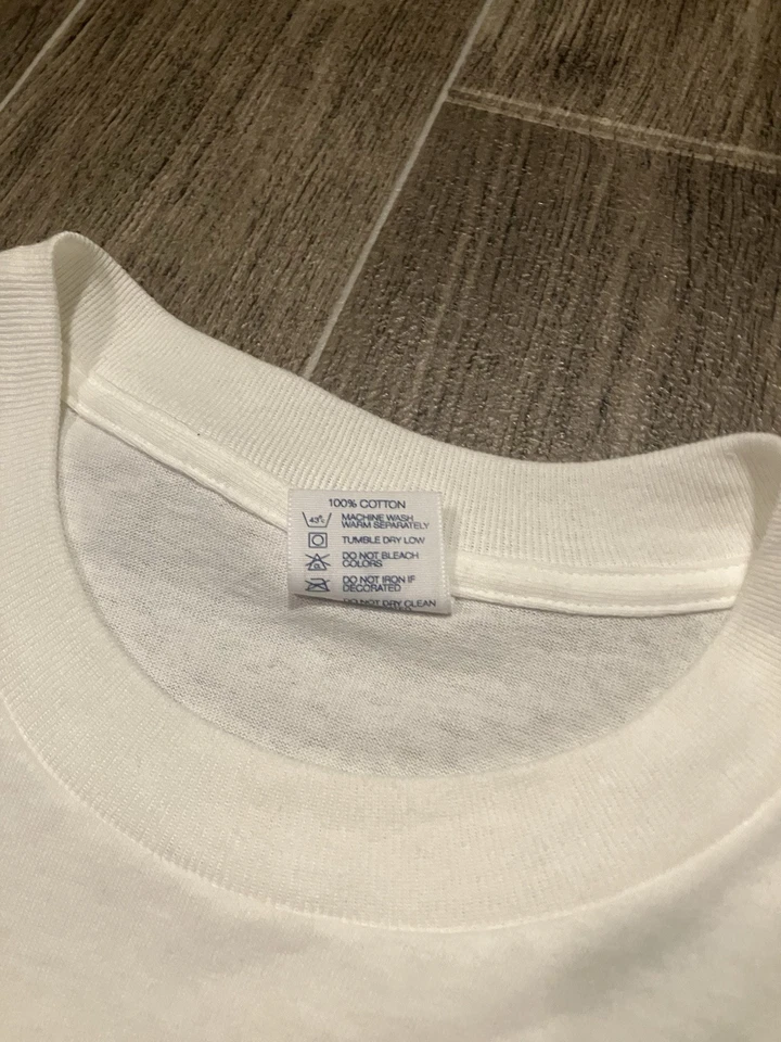 Vintage Brooks & Dunn Borderline 1996 Tour Tee Delta White USA Made Mens XL - Image 3 of 4