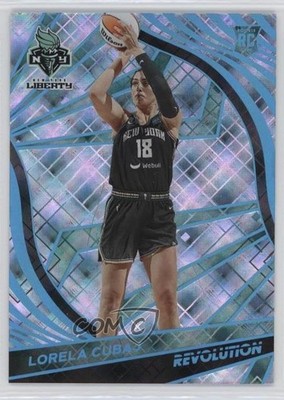 2022 Panini Revolution WNBA Cosmic 46/99 Lorela Cubaj #100 Rookie RC 02v3