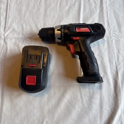 DRILL MASTER 62872 18V 3/8'' Cordless Drive & Battery USED No Charger.