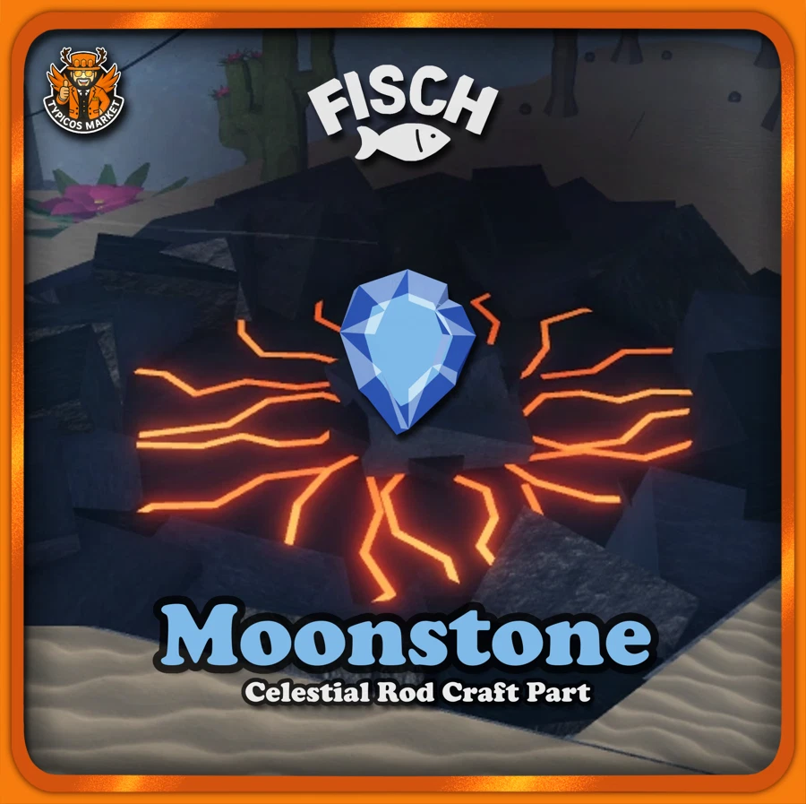 ROBLOX [FISCH] - Moonstone Gemstone - [Celestial Rod Craft Part]