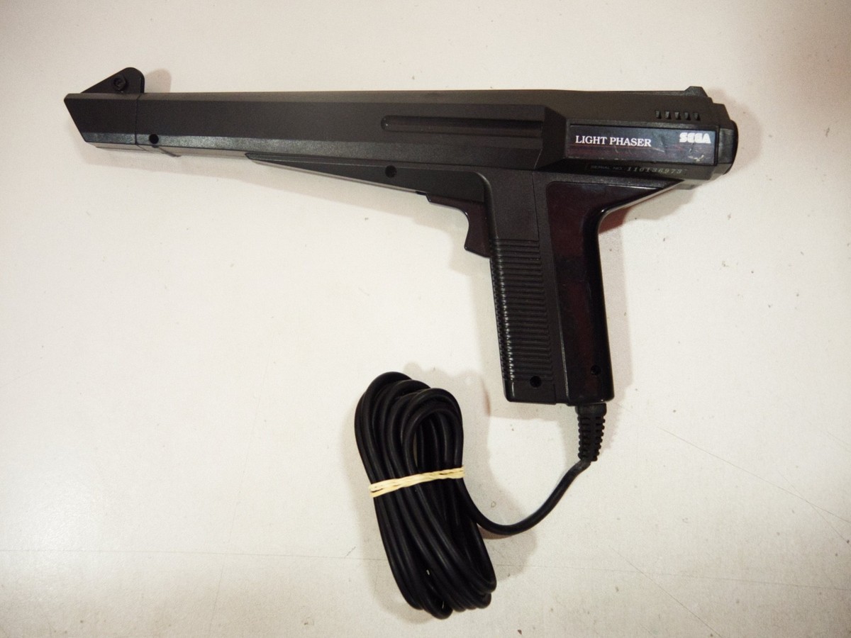 Pistola Light Phaser Sega Master System C/ Caixa + Berço | Parcelamento