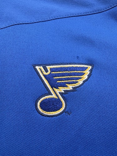 Pull de hockey homme Nike St Louis Blues 1/4 zip taille M pull pickleball golf - Photo 3/9