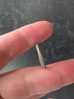 925 Sterling Silver Textured Band Ring, Size US 6 Vintage