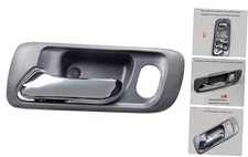 Interior Door Handle Front Left Driver Side 1PCS Gray Front Driver Side