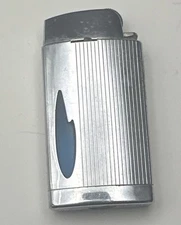 Vintage Scripto Butane Lighter Deco Modern Chrome