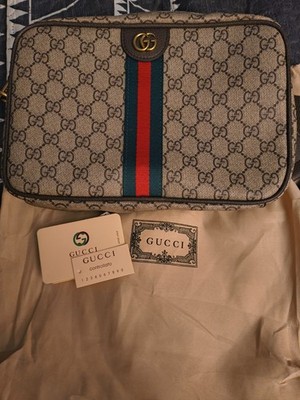 Gucci Ophidia Small Crossbody Bag - Beige/Ebony
