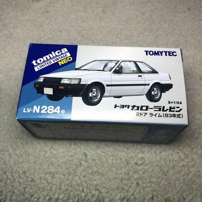 Tomytec Toyota Corolla Levin 2-Door Lime 1983 1/64 Scale New Mint Condition