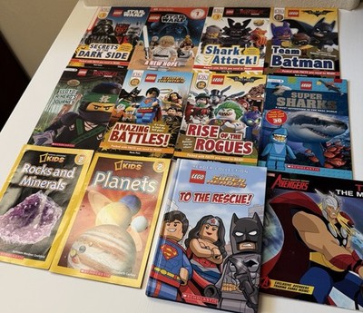 Assorted Lego - National Geographic - Marvel Level 1 And Level 2 Readers