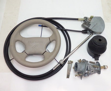 TeleFlex Rotary Helm + Steering Wheel + SH915 Tilt Mechanism + SSC6215 Cable 15'