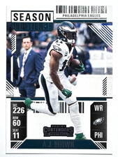 AJ BROWN Philadelphia Eagles 2024 Panini Contenders SEASON TICKET Card #81