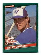 Kelly Gruber 1986 Donruss The Rookies #16 Toronto Blue Jays Mint