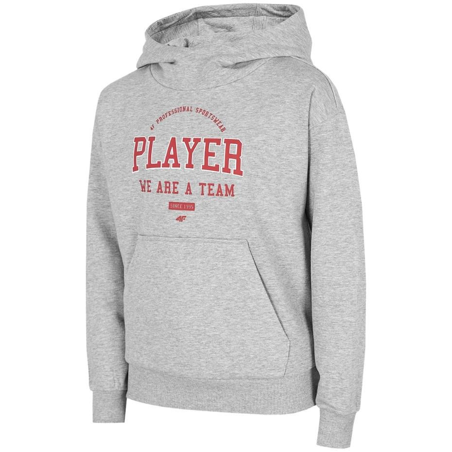 5903609179151 Толстовка Jungen 4F cool hellgrau меланжевая HJZ22 JBLM006 27 М 140 см 9390₽