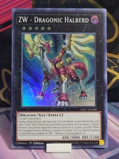 Yugioh! ZW - Dragonic Halberd - LIOV-EN040 - Super Rare - 1st Edition Near Mint,